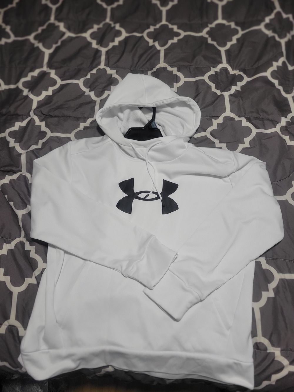 Under Armour Men's White Performance Hoodie